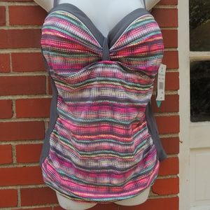 Free Country XXL Swim Suit top NWT